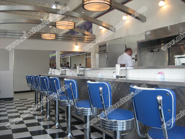 American 1950s retro diner Bel Air booth furniture project from Australia Jimbc#39;s diner